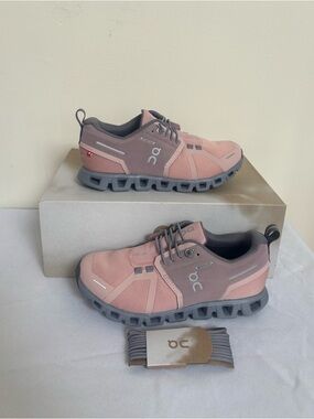 On Cloud 5 Rose Fossell Waterproof Sneakers Size 5.5 Eu36.5 Womens Sneakers New